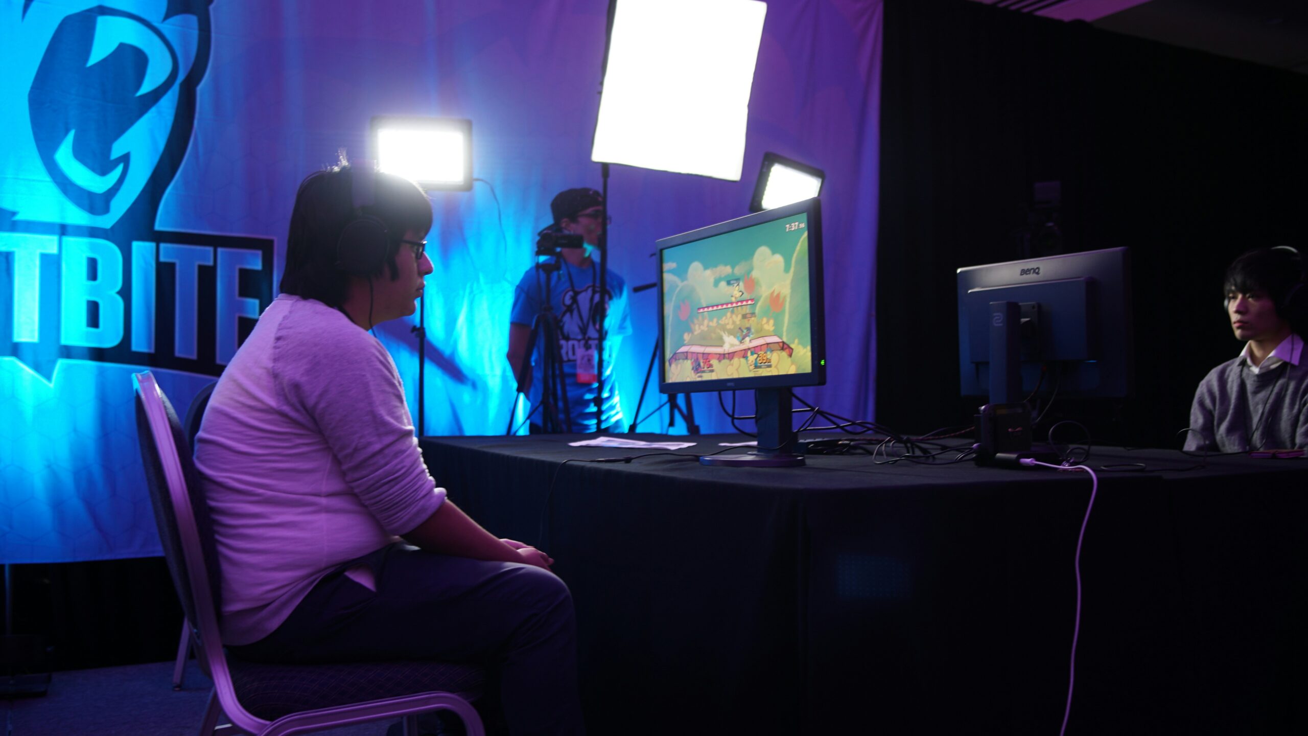 Team NRG celebrating victory during an Apex Legends tournament.