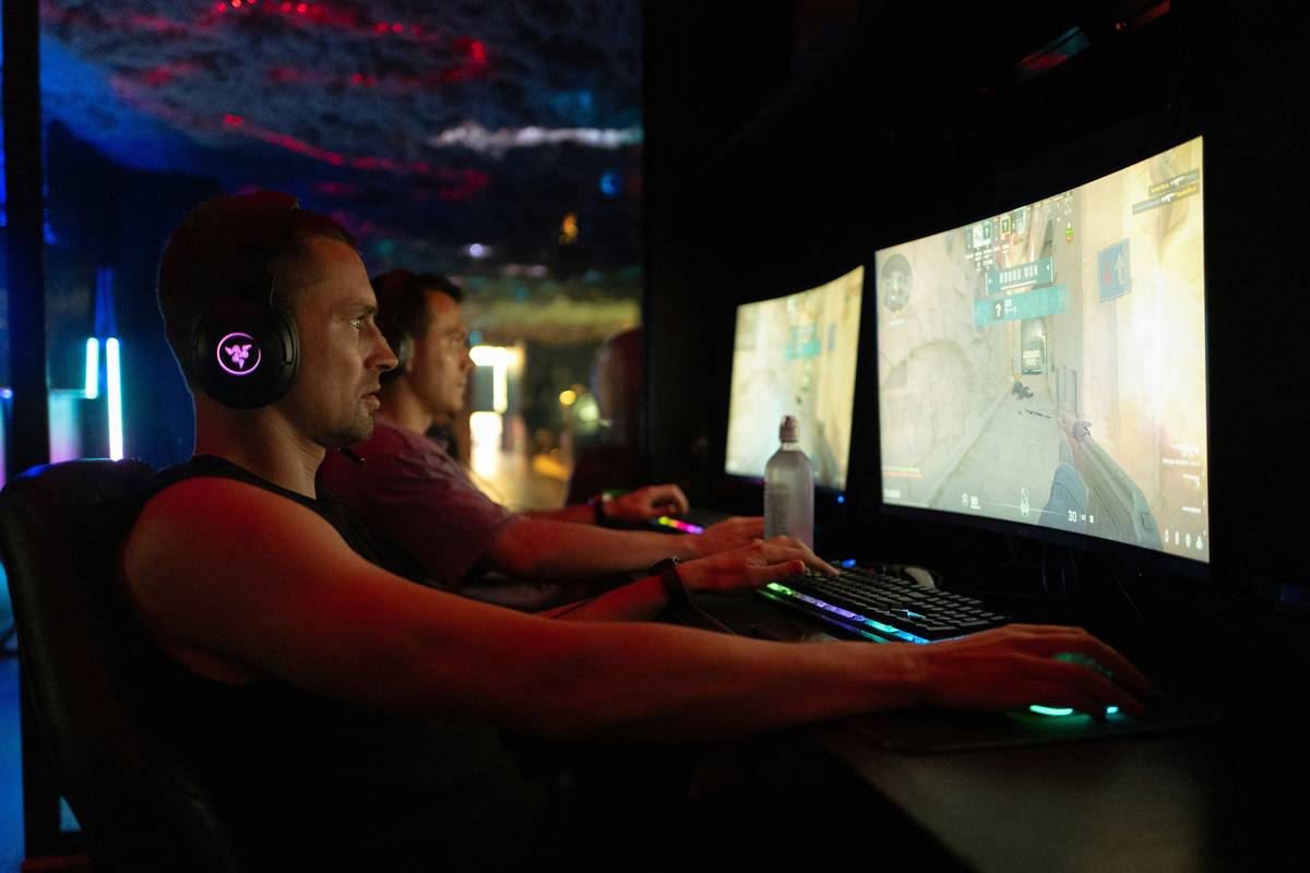 Screenshot of professional player executing new gameplay feature during tournament.